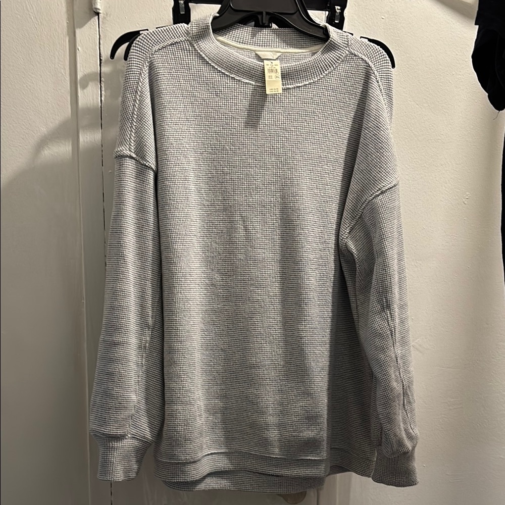 Gray Long Sleeve Sweater